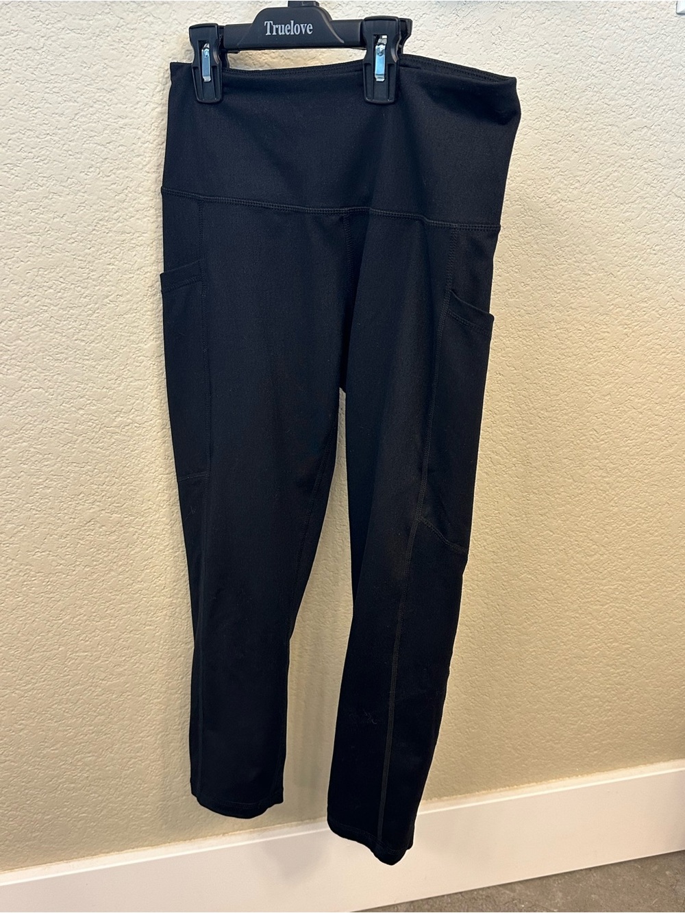 Zella Black High-Rise Side-Pocket Leggings